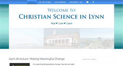 Desktop Screenshot of christianscienceinlynn.org